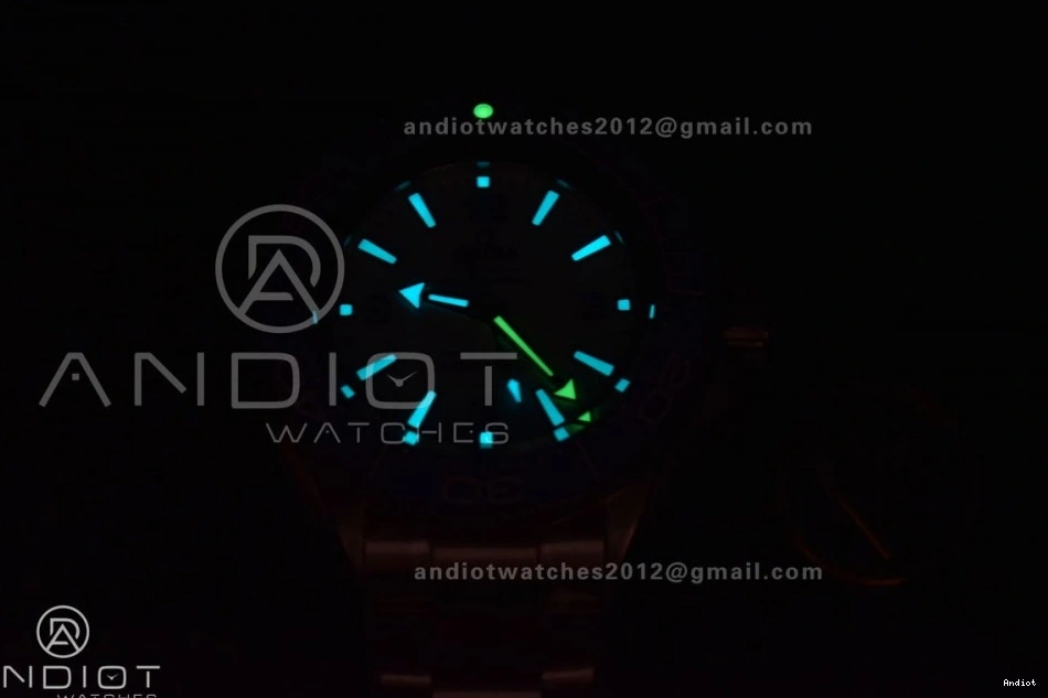 6000M A2824 Bezel on Best Bracelet Deep Ultra White SS Edition Dial Ceramic Seamaster Blue 1:1 TF SS 0213